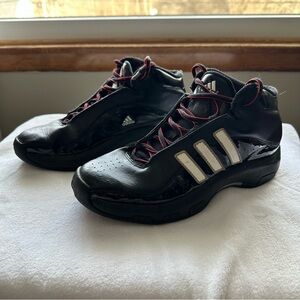 Rare Vintage Adidas Blindside 2 Black Basketball Shoe 2006 Mens 11